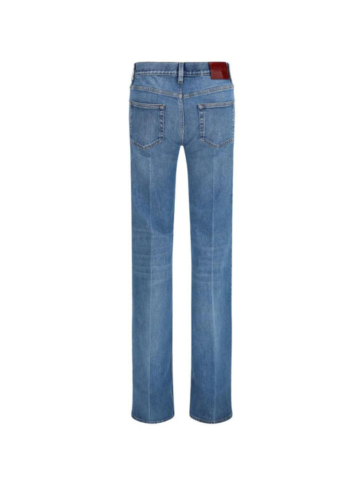 logo-patch flared trousers 855671 XDDFK4011 GUCCI 