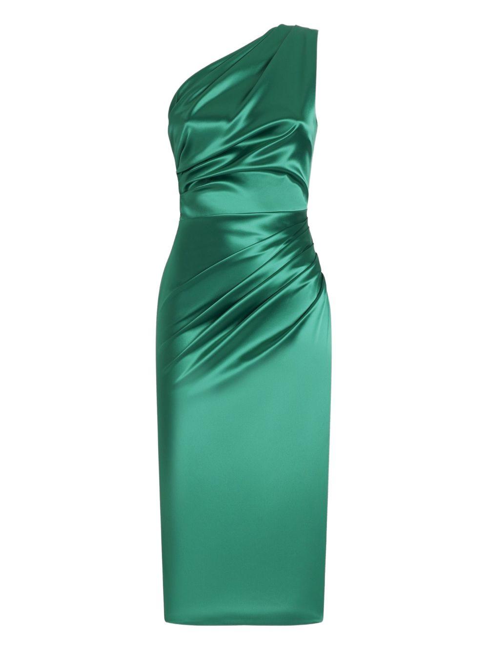 one-shoulder draped midi dress F6G1GT FURADVA402 DOLCE & GABBANA 