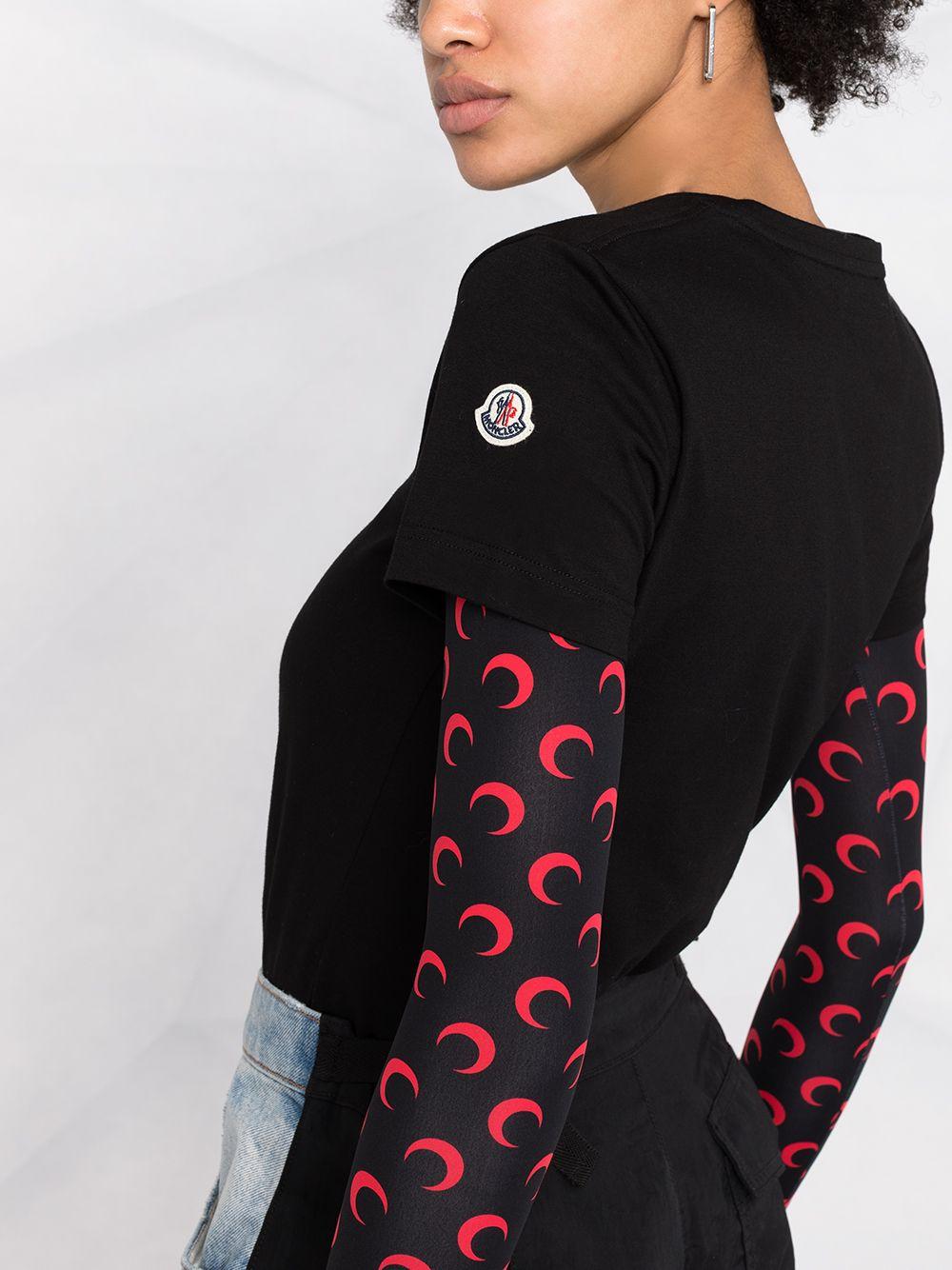Logo-patch short-sleeve T-shirt L10938C73200 V8058999 MONCLER 