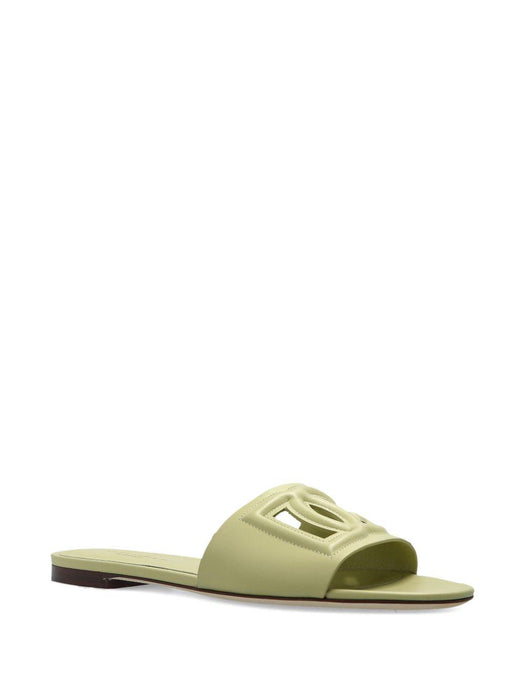 DG Logo leather sandals CQ0436 AY32980527 DOLCE & GABBANA 