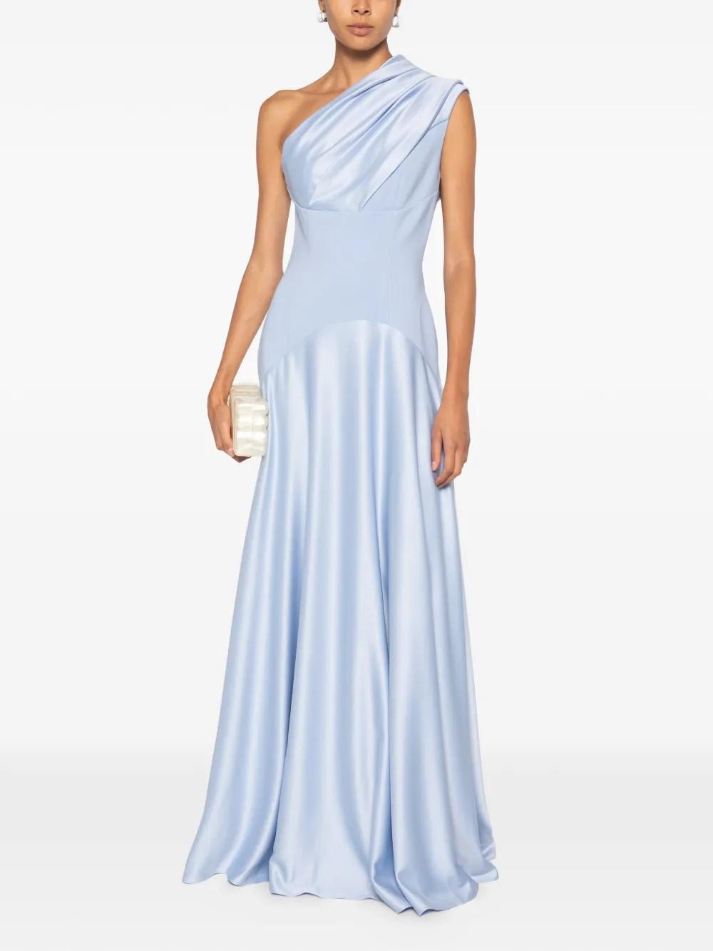 Gabriela Maxi Dress OS48013 LIGHT BLUE SOLACE LONDON 