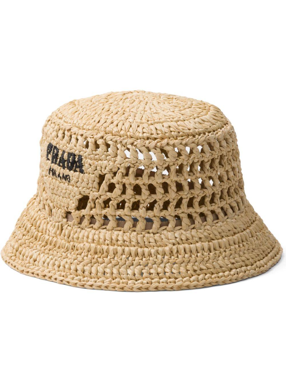 woven straw hat 1HC137 2C2TF0018 PRADA 