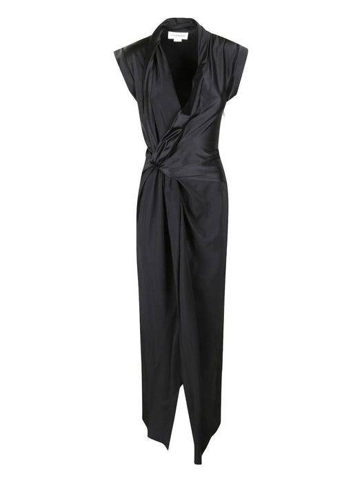 asymmetric midi dress 1126WDR006893A 1 VICTORIA BECKHAM 