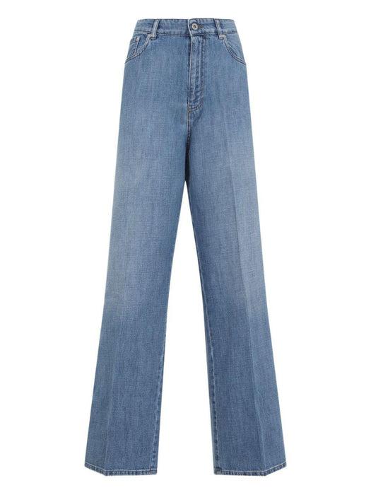 logo-appliqué jeans GWP394 S 232 17GGF0076 MIU MIU 