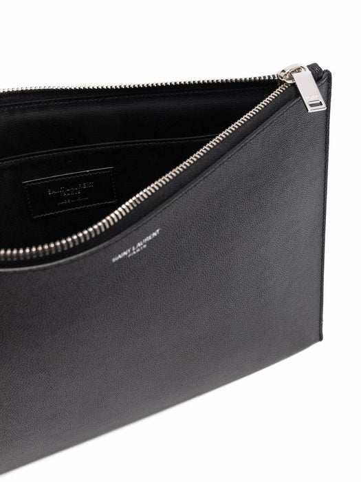 logo zipped clutch<BR/><BR/><BR/><BR/><BR/> 683865 BTY0N1000 SAINT LAURENT 