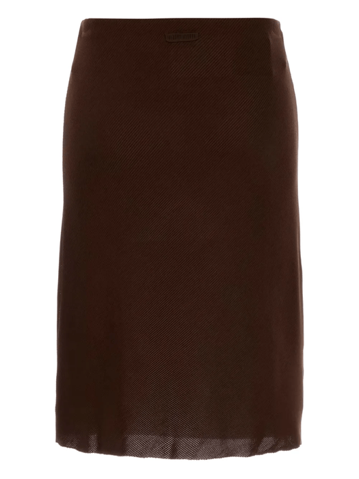 silk skirt MMG570 S OOO 18BPF0324 MIU MIU 