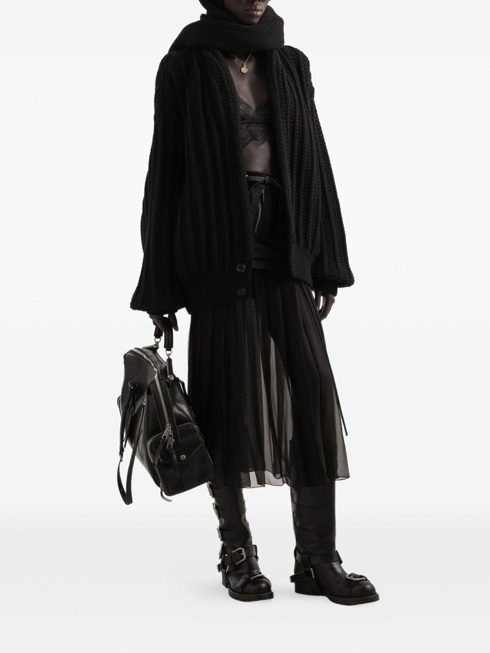 pleated zip-detailed skirt F4DAOT GDDHVN0000 DOLCE & GABBANA 