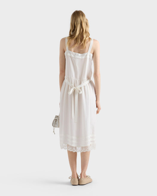 Embroidered old washed silk dress P3S53R S OOO 19ZLF0304 PRADA 
