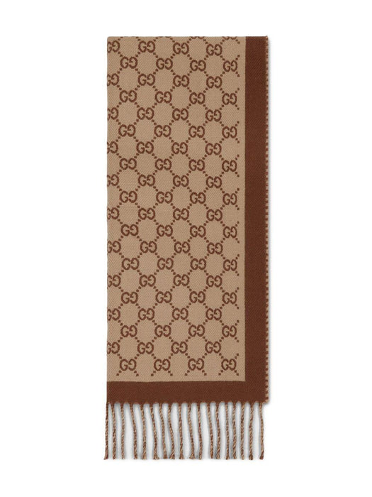 GG-pattern wool scarf 835534 3G2009865 GUCCI 