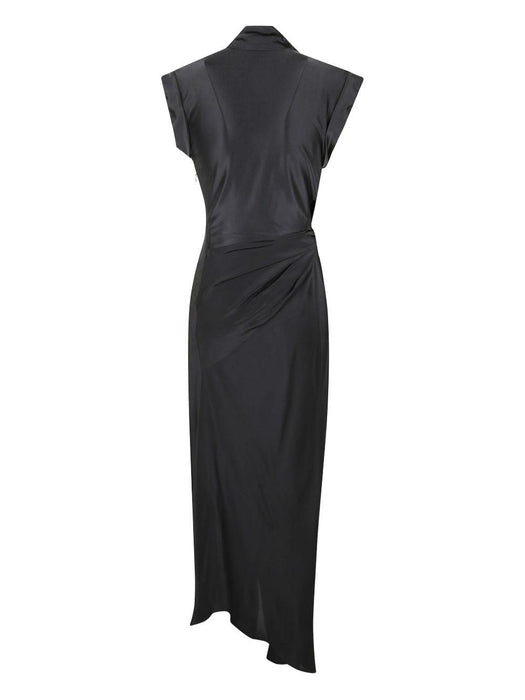asymmetric midi dress 1126WDR006893A 1 VICTORIA BECKHAM 