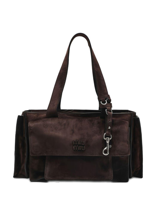 Utilitaire suede shopping bag 5BG335 V POO 2CSSF0003 MIU MIU 