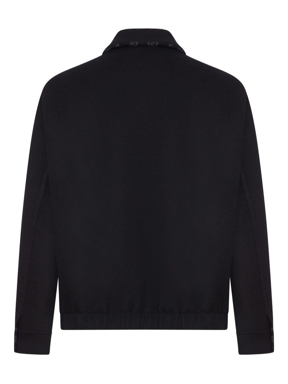 double-slider zip wool jacket 794813 Z7AON1120 GUCCI 