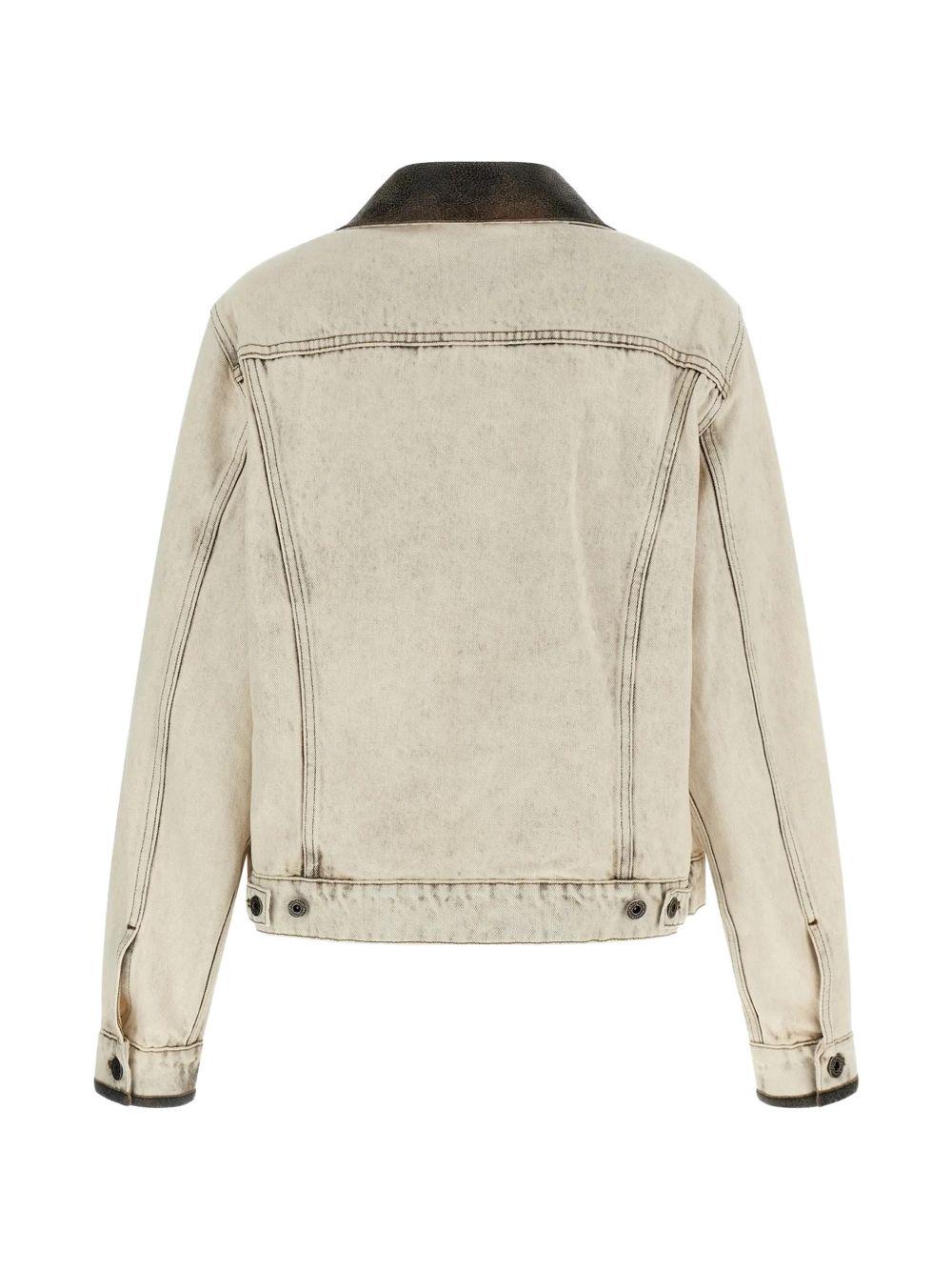 button cotton jacket GWB273 S OOO 183TF0009 MIU MIU 