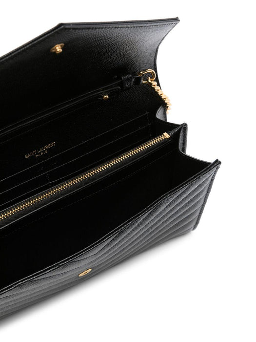 Cassandre logo-plaque clutch bag 377828 BOW011000 SAINT LAURENT 