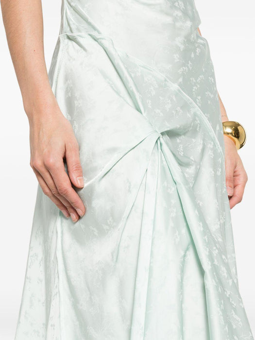 cowl-neck drape-detail midi dress 1226WDR006029C 2556 VICTORIA BECKHAM 
