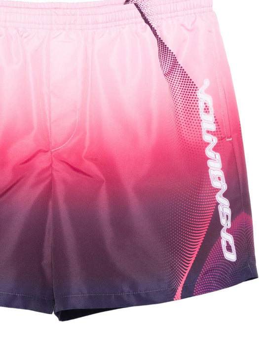 Aubergine Gradient Printed Swim Shorts M-SS26-TR-032-02 AUBERGINE GRADIENT CASABLANCA 