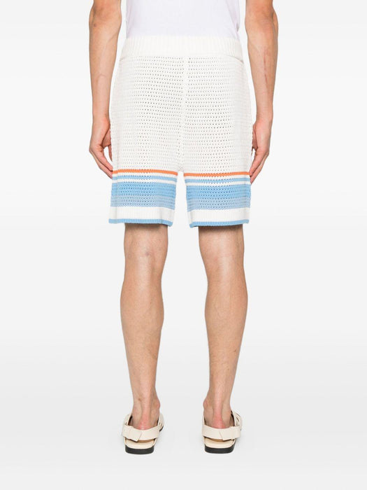 crochet shorts MPF25-KW-1011-01 BLUE MULTI CASABLANCA 