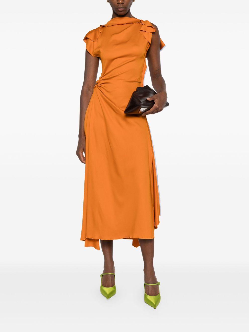 asymmetric dress 1325WDR006601A 6504 VICTORIA BECKHAM 