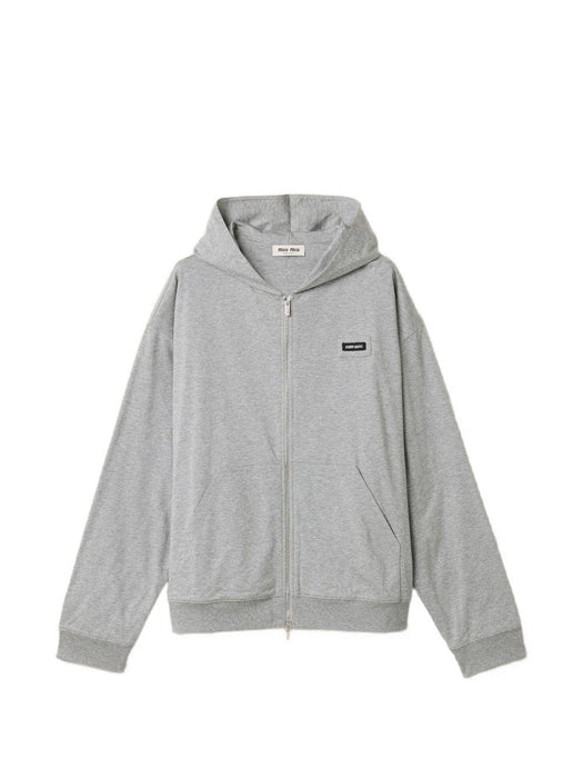 Zip-up hoodie MJLA63 192DF0031 MIU MIU 