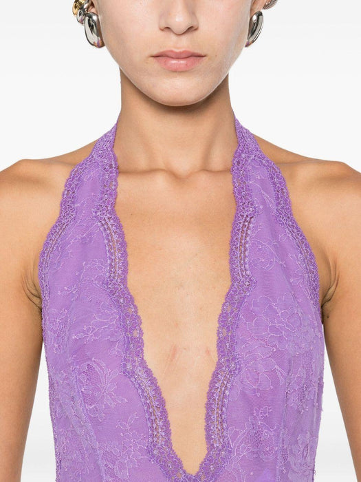 lace cut-out bodysuit 839406 XUANL5007 GUCCI 