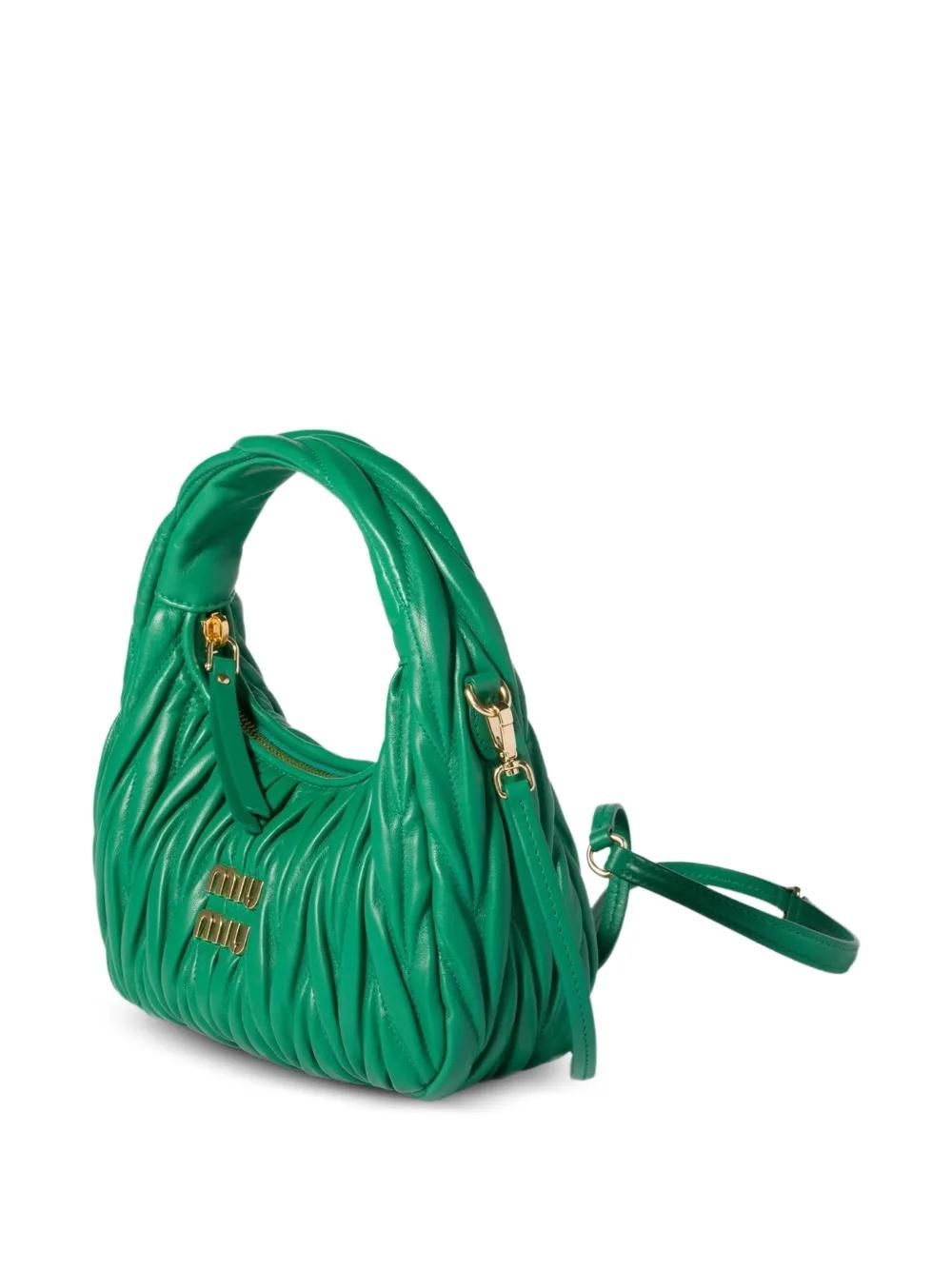 Wander matelassé nappa-leather bag 5BC125 V OOY AN88F0458 MIU MIU 