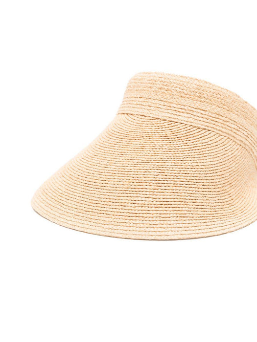 The Chloé visor in raffia 26UHV01RAS 91J CHLOÉ 