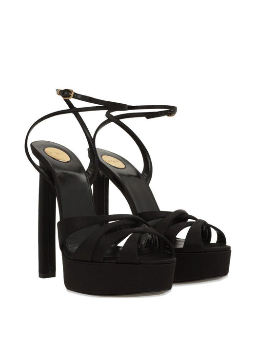 110mm Chandelle strappy platform sandals 860721 9QNAO1000 SAINT LAURENT 