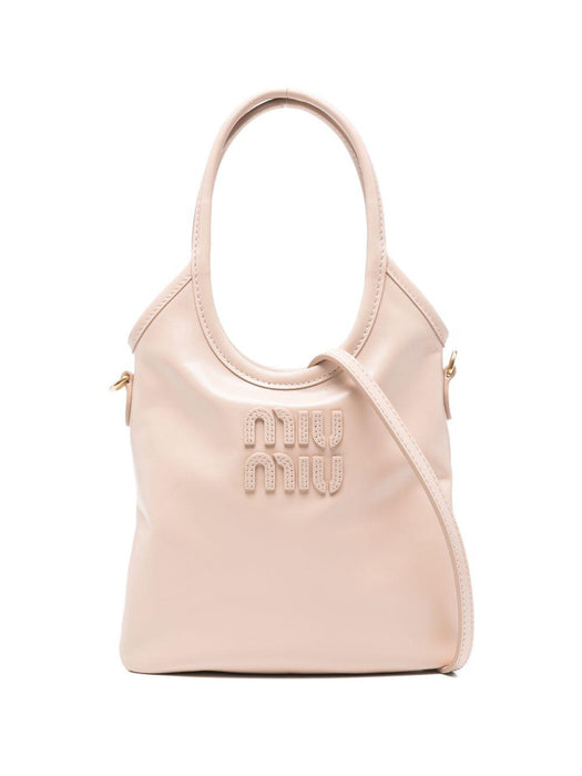logo-embossed tote bag 5BA281 V OLI 2IEOF0236 MIU MIU 