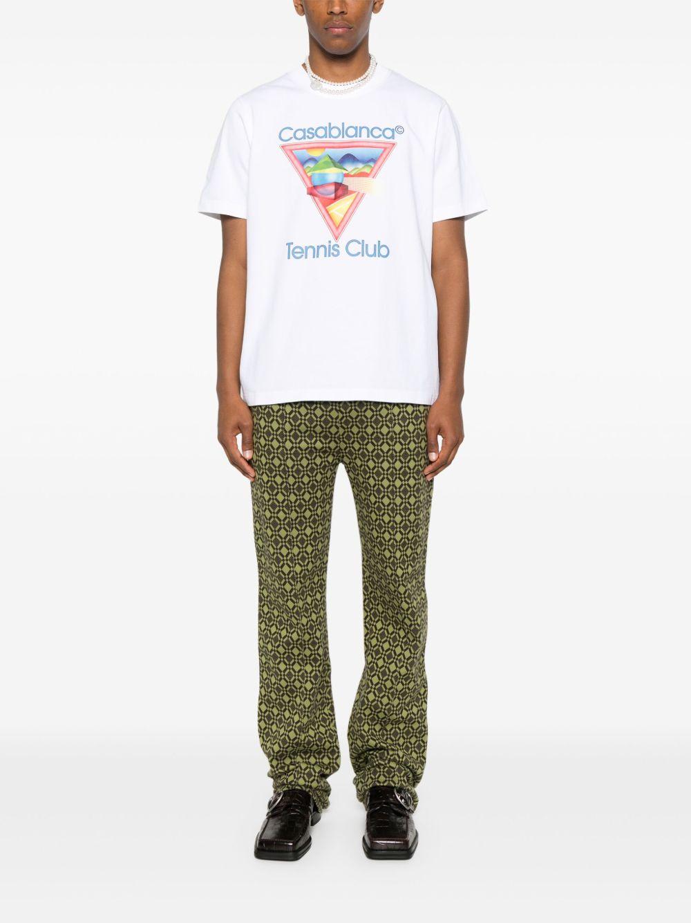 Tennis Club Icon T-shirt MPF25-JTS-001-01 TENNIS CLUB ICON CASABLANCA 