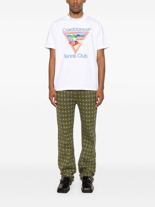 Tennis Club Icon T-shirt MPF25-JTS-001-01 TENNIS CLUB ICON CASABLANCA 