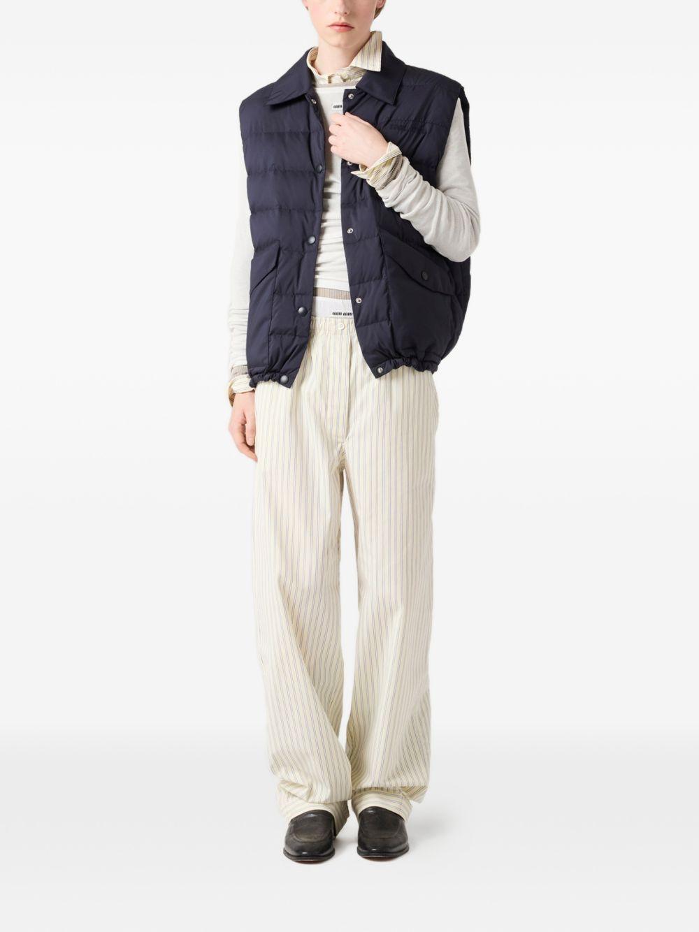 flapped-pocket gilet ML1407 S OOO 158AF0008 MIU MIU 