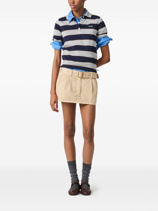 welt-pocket mini skirt MG2637 S OOO 19EKF0006 MIU MIU 