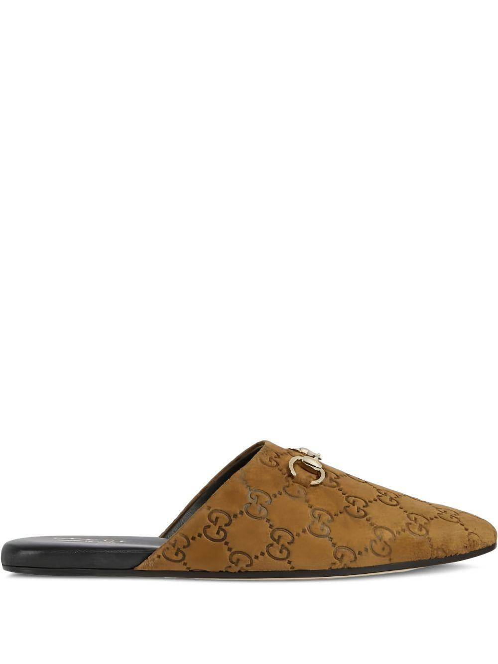 horsebit-detail flat shoes 849565 AAFQV2118 GUCCI 