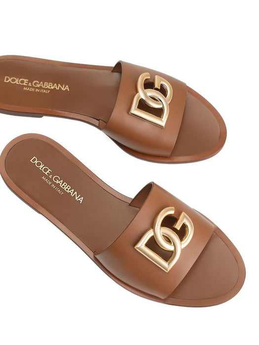 leather slippers CQ0619 AW5768Z093 DOLCE & GABBANA 