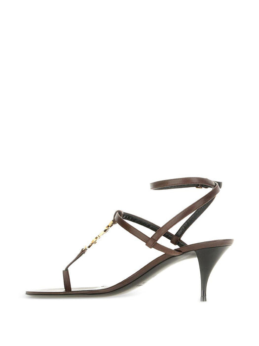 logo-detail heeled sandals 860586 25VAB2128 SAINT LAURENT 
