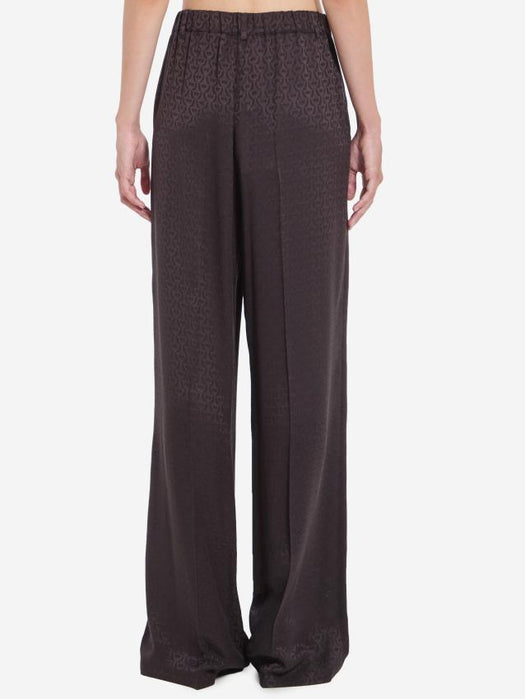Horsebit silk jacquard pants 852748 ZAUDP2206 GUCCI 