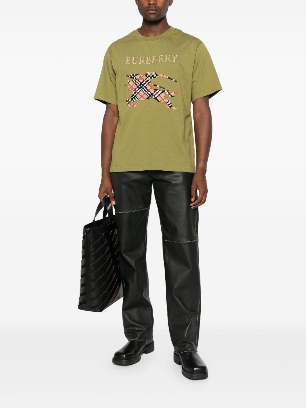 EDK-embroidered T-shirt 8110115 C2985 BURBERRY 