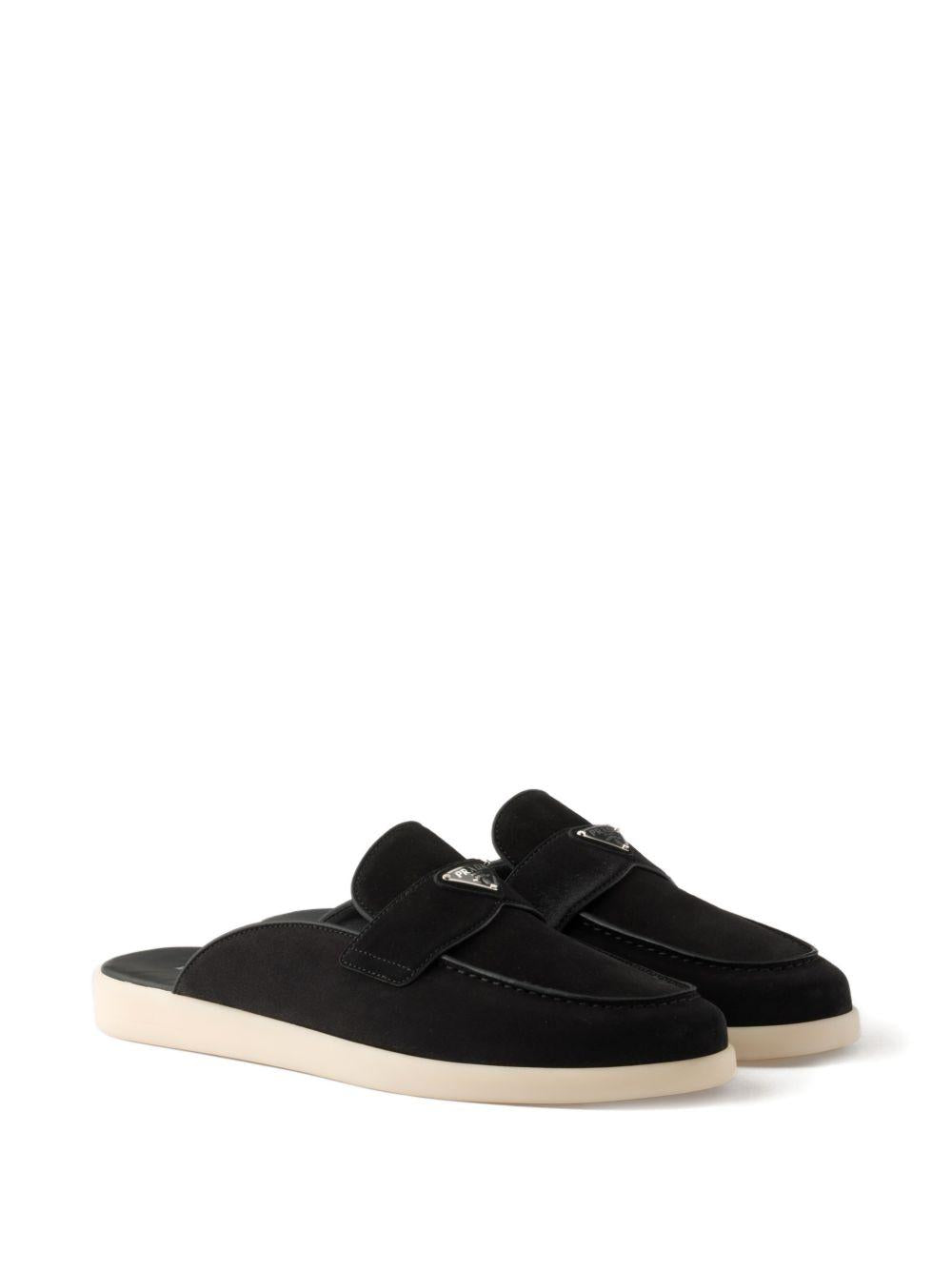 band-logo mules 2DG125 F G001 103F0632 PRADA 