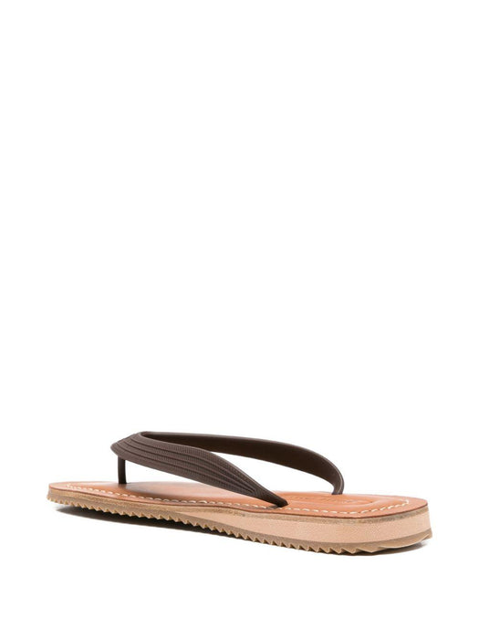 logo-detail flip-flops 5Y638E F 005 3ZMWF0003 MIU MIU 