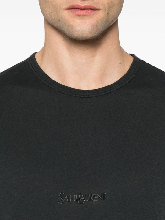 crew-neck T-shirt<BR/><BR/><BR/><BR/> 818535 YBHD21025 SAINT LAURENT 