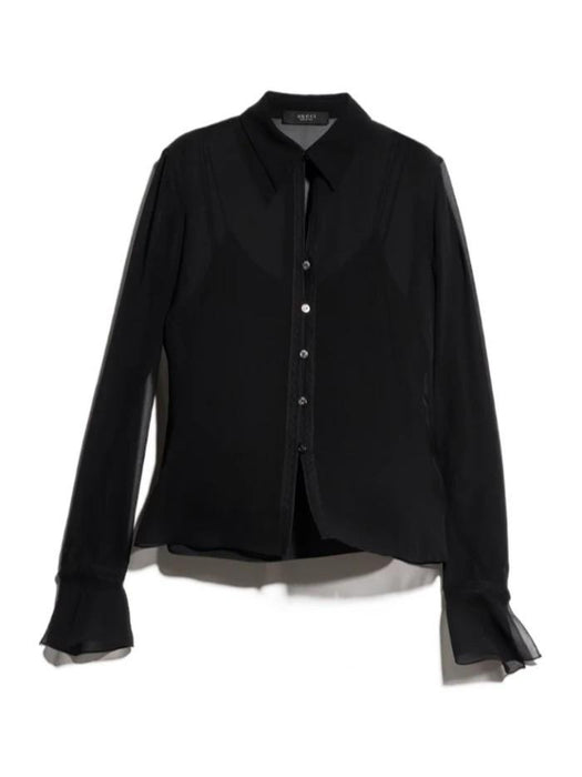Silk georgette shirt 871996 ZHS04 1000 GUCCI 