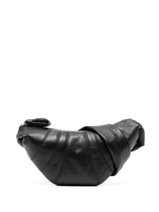 Croissant nappa leather belt bag BG0003 LL095BLACK BK999 LEMAIRE 