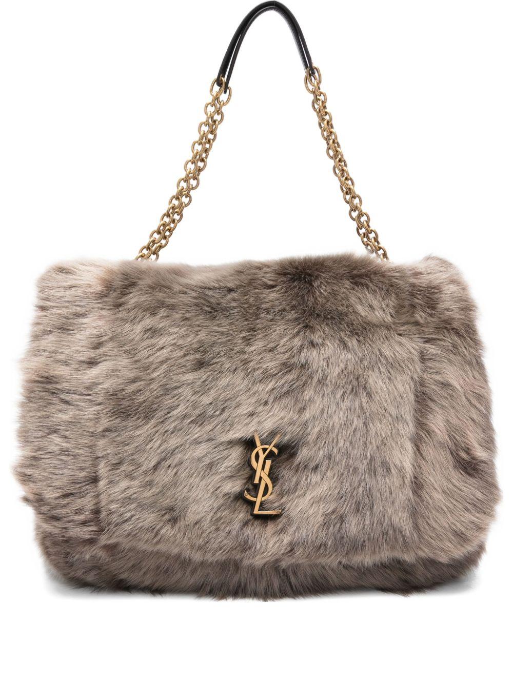 logo-plaque shoulder bag<BR/> 800628 HAAMX2912 SAINT LAURENT 