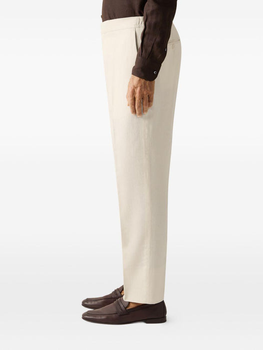 Oasi lino trousers UHI35A3 TZ50N01 ZEGNA 