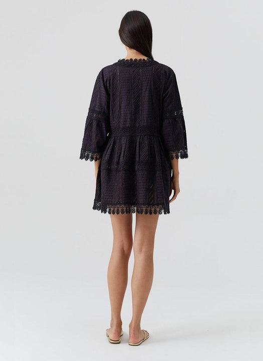 Victoria Black Kaftan VICTORIA CORE BLK MELISSA ODABASH 