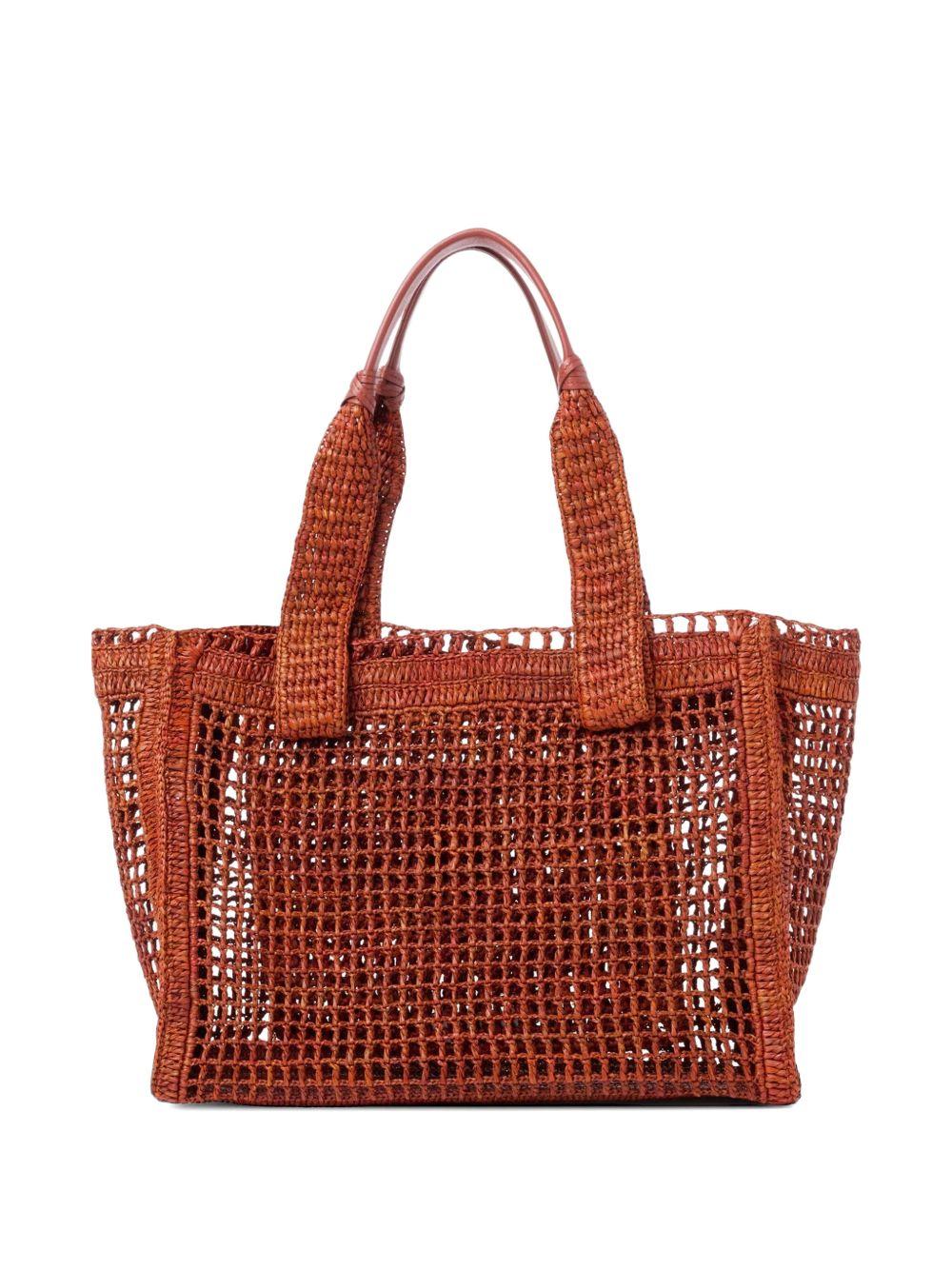 Summer Banana east-west tote bag in raffia 26US904P08 26M CHLOÉ 