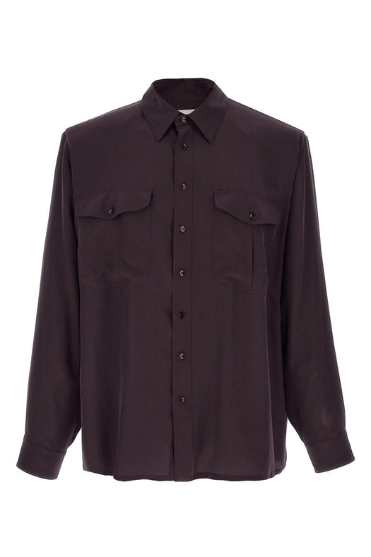 Viscose and silk shirt 854249 Y2N495055 SAINT LAURENT 