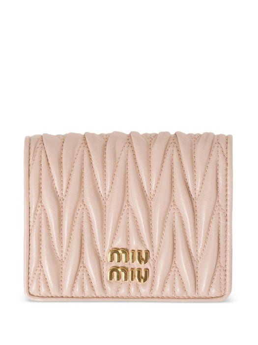 Small matelassé wallet 5MV204 AFPPF0236 MIU MIU 