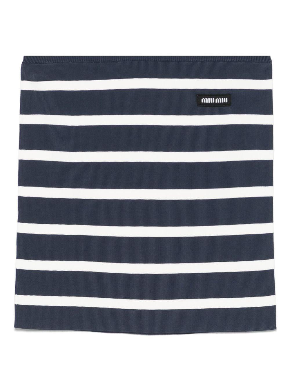 striped top MMV285 S OOO 17NCF0761 MIU MIU 