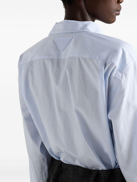 lace-up shirt P481I S OOO 1650F0M10 PRADA 